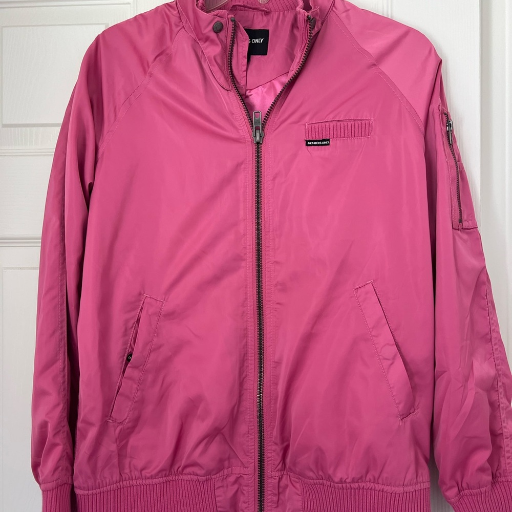 Members Only Pink Jacket
